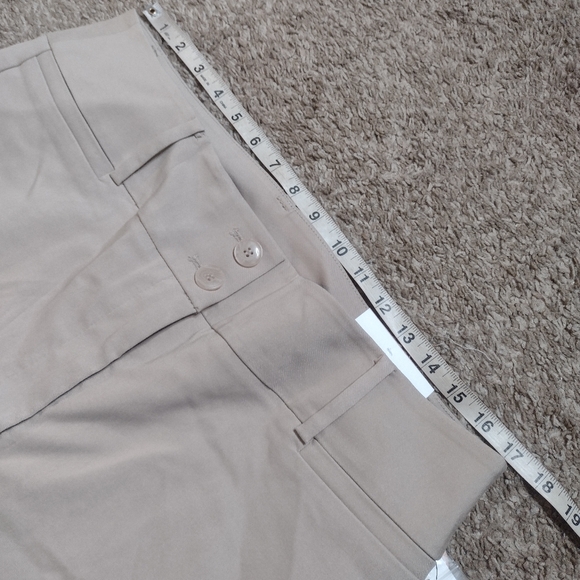 Lane Bryant Women's High Rise Straight Pants 16 Biege Power Pockets Work A24 - Picture 6 of 7